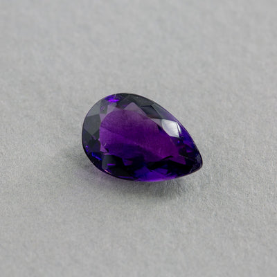 2.55 Carat Amethyst - Purple - Pear