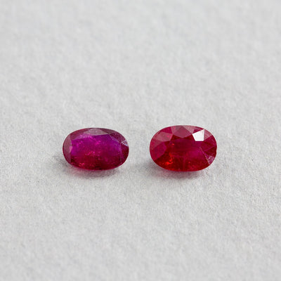 0.51 Carat Ruby - Oval