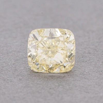 1.38 Carat Fancy Yellow Cushion Diamond, VS1, GIA Certified