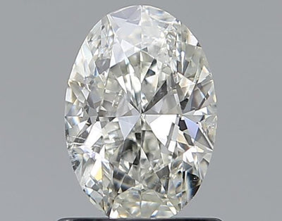 0.80 Carat Oval Diamond, I SI1, GIA Certified