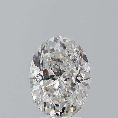 2.50 Carat Oval Diamond, G SI2, GIA Certified