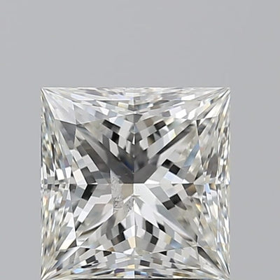 2.51 Carat Princess Diamond, I SI2, GIA Certified