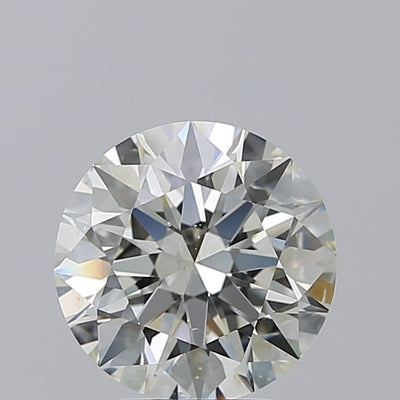 3.01 Carat Round Diamond, K SI2, GIA Certified