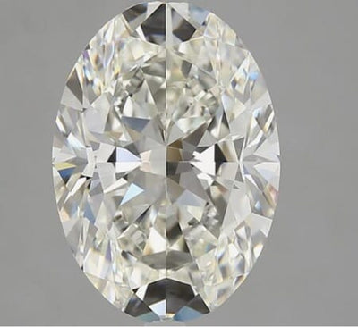 5.01 Carat Oval Diamond, J VVS1, GIA Certified