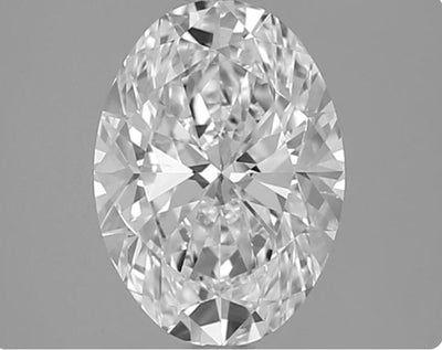 2.50 Carat Oval Diamond, J SI1, GIA Certified
