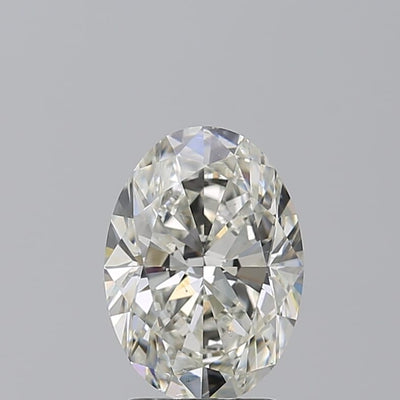 2.50 Carat Oval Diamond, I SI1, GIA Certified