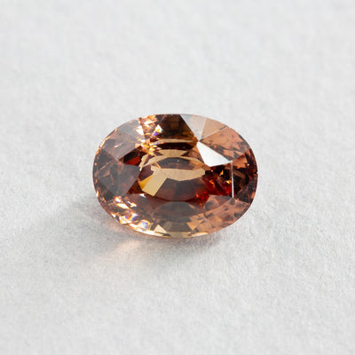 7.25 Carat Zircon - Brown - Oval