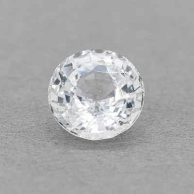 3.69 Carat Sapphire - White - Round