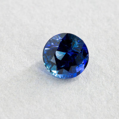1.54 Carat Sapphire - Blue - Round