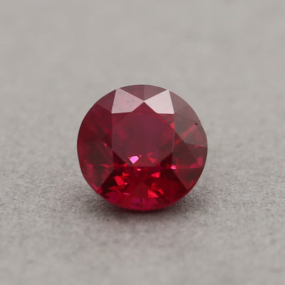 0.85 Carat Ruby - Red - Round