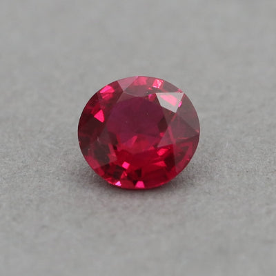0.7 Carat Ruby - Red - Round