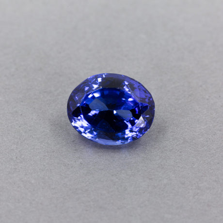 4.88 Carat Tanzanite Purple Oval