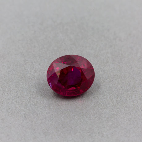 3.03 Carat Ruby Red Oval