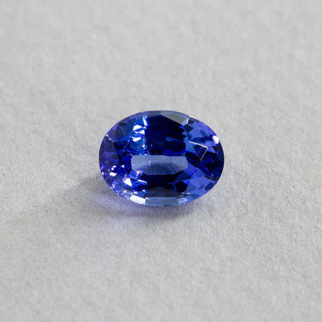 3.17 Carat Tanzanite Purple Oval