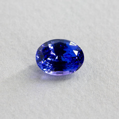 3.51 Carat Tanzanite Purple Oval