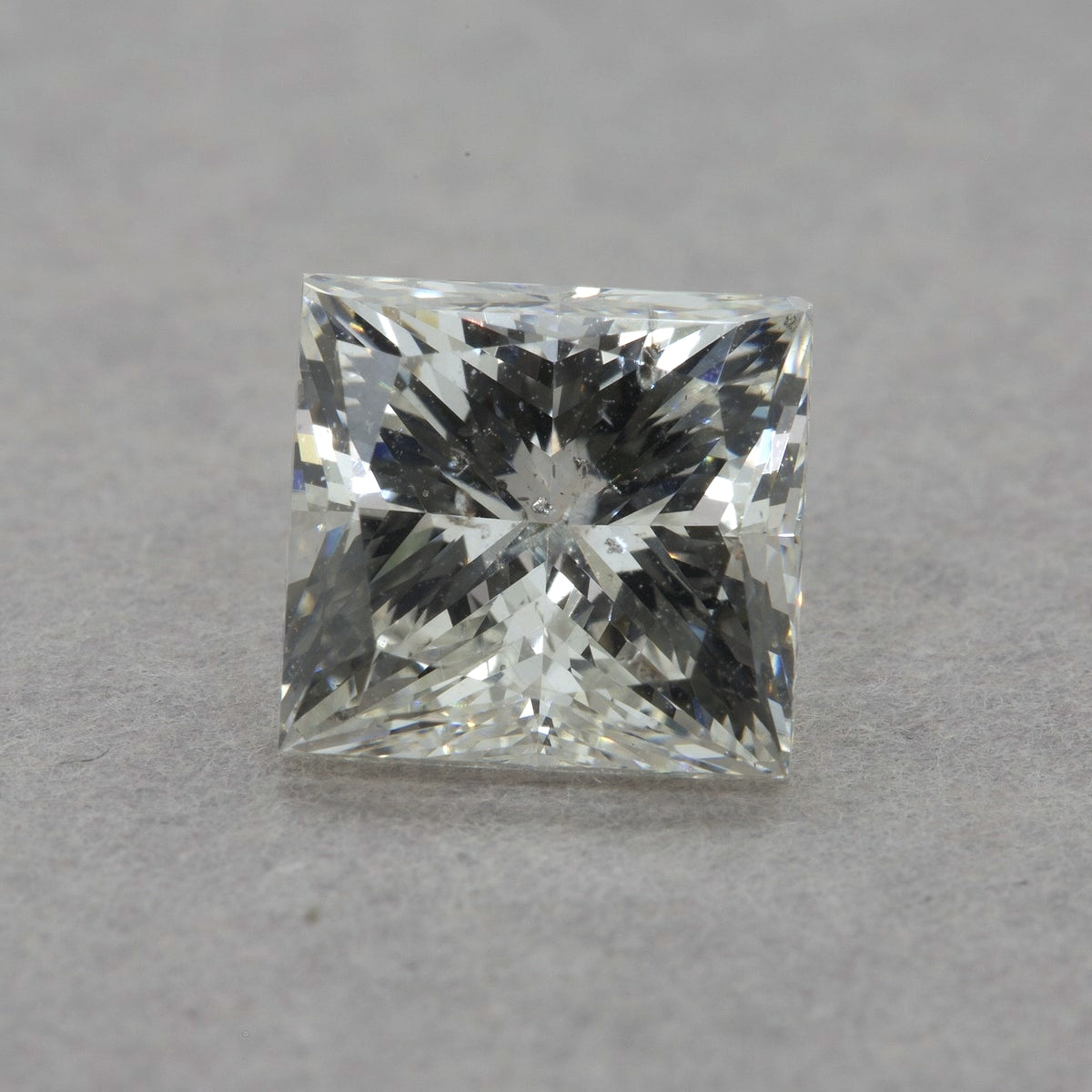 2.25 Carat Princess Diamond, I I1, GIA Certified