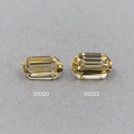 0.8 Carat Citrine Yellow Cushion