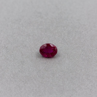 0.55 Carat Ruby - Oval