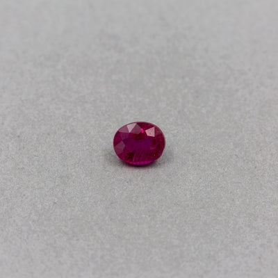 0.49 Carat Ruby - Oval