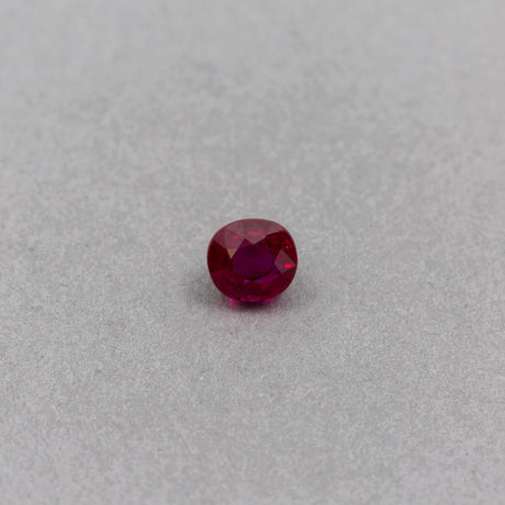 0.64 Carat Ruby Red Round