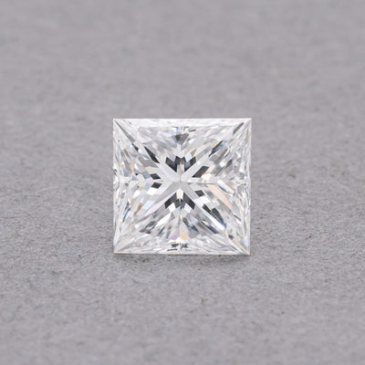 0.91 Carat Princess Diamond, D VS2, GIA Certified