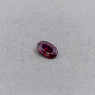 0.52 Carat Ruby - Oval