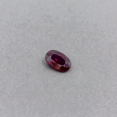 0.52 Carat Ruby Red Oval