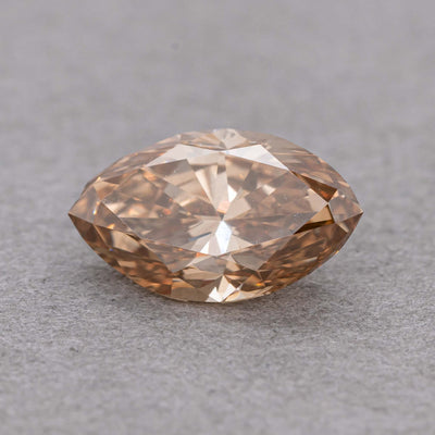 1.01 Carat Fancy Orange Brown Marquise Diamond, VS2, GIA Certified