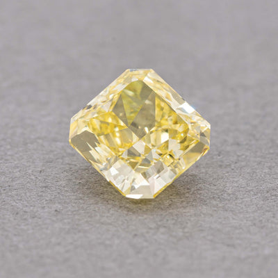 1.22 Carat Fancy Vivid Yellow Radiant Diamond, VS1, GIA Certified