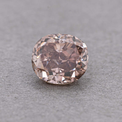 0.67 Carat Fancy Dark Orangy Brown Oval Diamond, VS2, GIA Certified