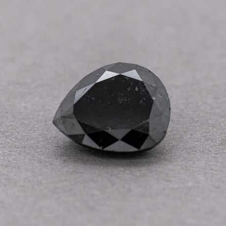 2.99 Carat Natural Black Pear Diamond - loose diamond