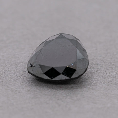 1.87 Carat Natural Black Pear Diamond - loose diamond