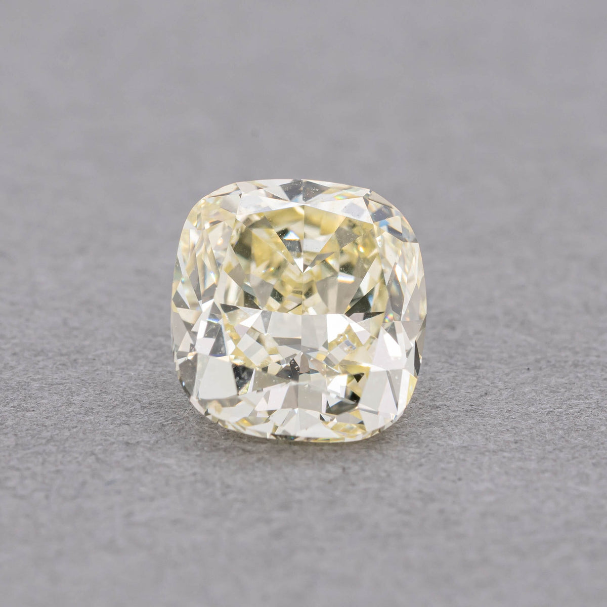 1.81 Carat Fancy Yellow Cushion Diamond, VS2, GIA Certified