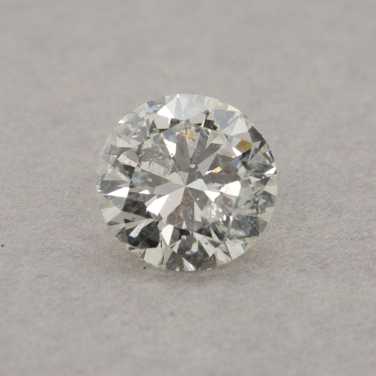 1.5 Carat Round Diamond, J I1, GIA Certified