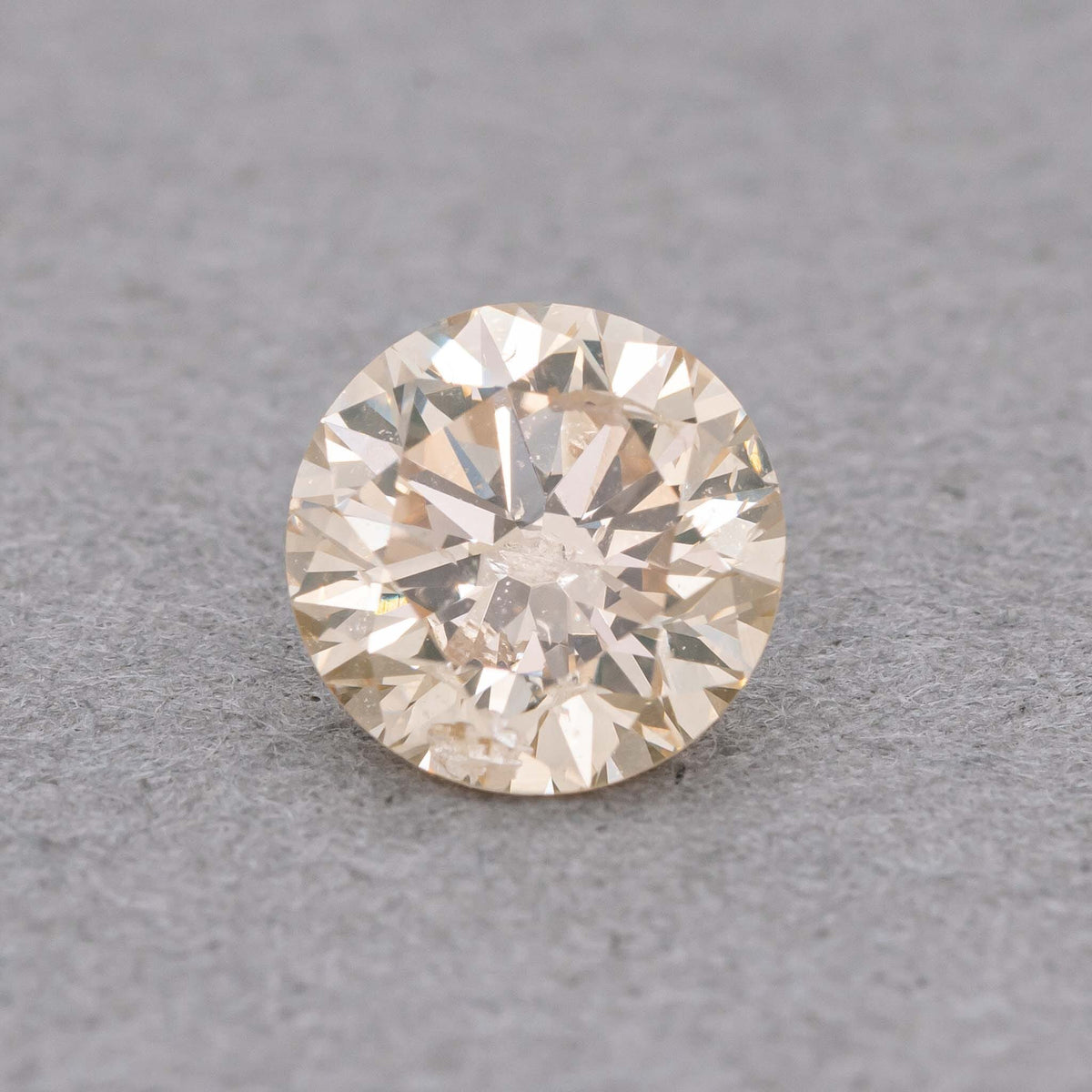 0.52 Carat Brown Round Diamond, I1