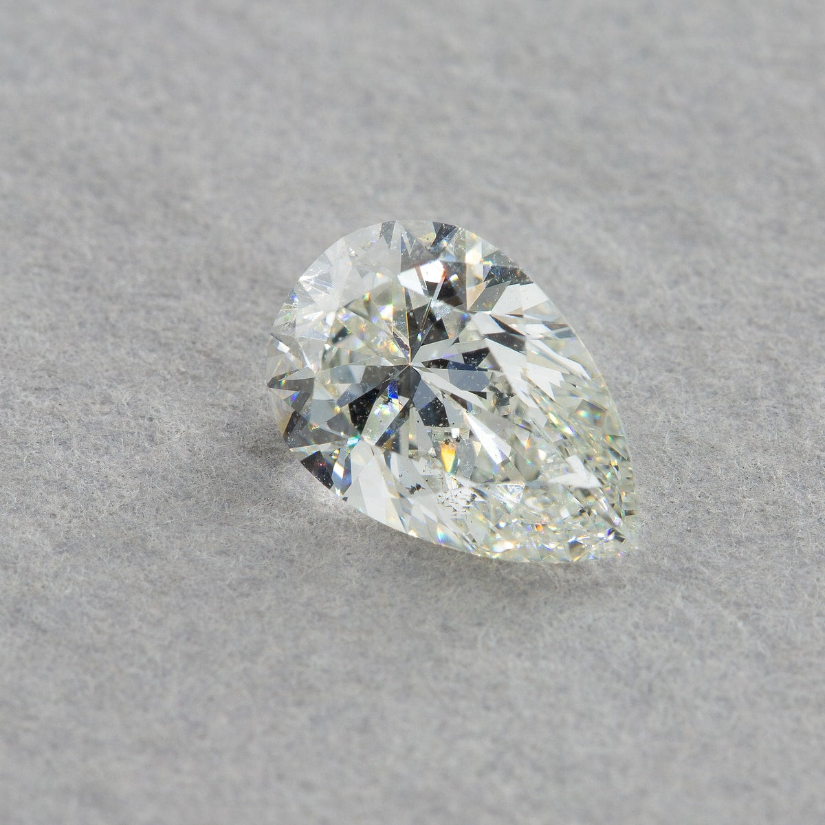 1 Carat Pear Diamond, I SI1, GIA Certified