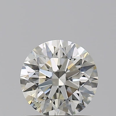 0.90 Carat Round Diamond, J SI2, GIA Certified