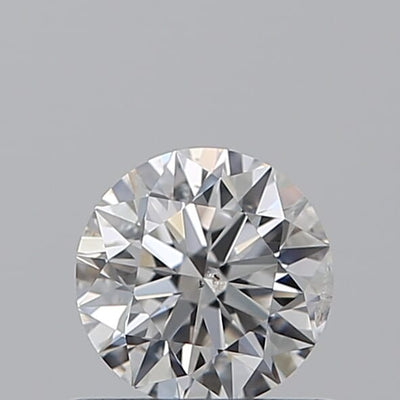 0.50 Carat Round Diamond, F I1, GIA Certified