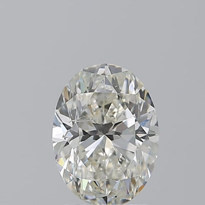 2.00 Carat Oval Diamond, J SI1, GIA Certified