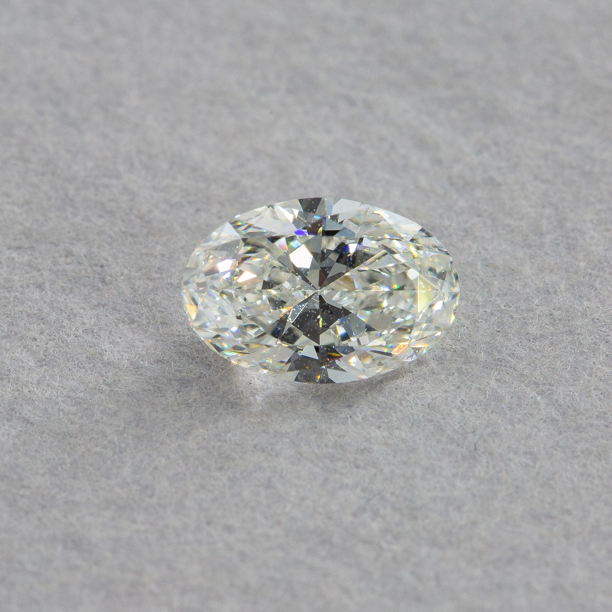 0.68 Carat Oval Diamond, I VVS2, GIA Certified