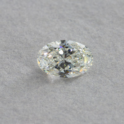 0.68 Carat Oval Diamond, I VVS2, GIA Certified