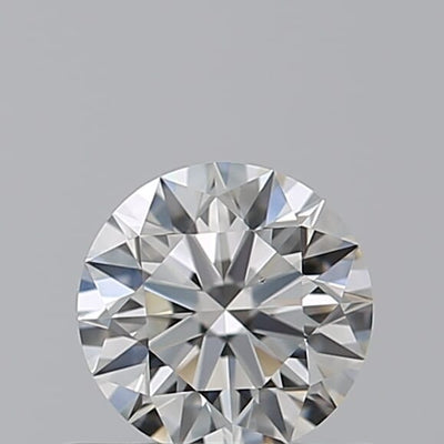 0.41 Carat Round Diamond, I VS2, GIA Certified