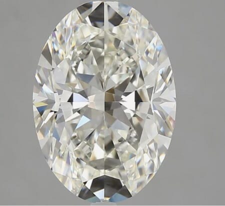 5.01 Carat Oval Diamond J VVS1