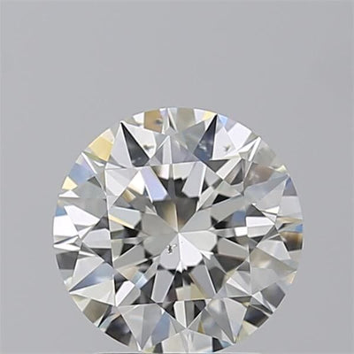 2.04 Carat Round Diamond, I SI1, GIA Certified