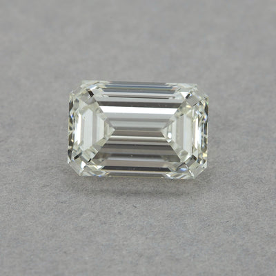 3.01 Carat Emerald Diamond, J VVS1, GIA Certified