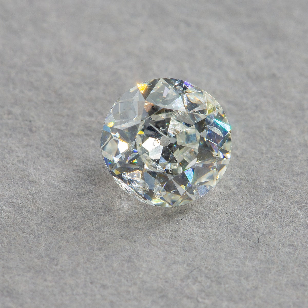0.71 Carat Round Diamond, K I1, GIA Certified