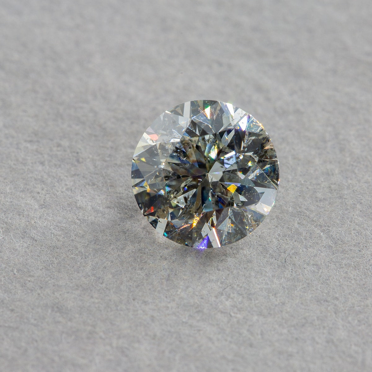 1.3 Carat Round Diamond, K I1