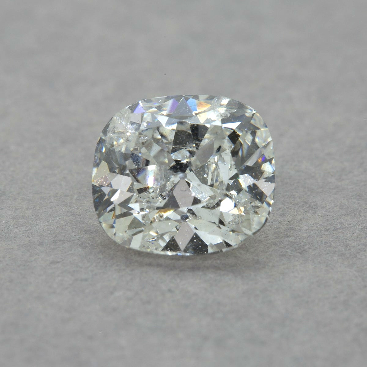 2.54 Carat Cushion Diamond, I I1, GIA Certified