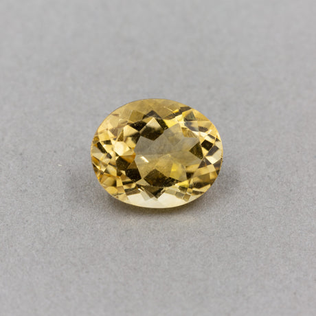 2.93 Carat Citrine Yellow Oval