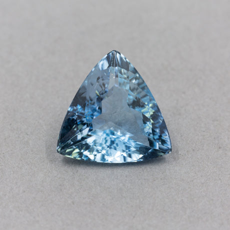 3.85 Carat Aquamarine Blue Triangle
